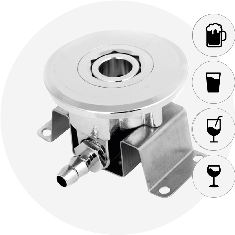Sanitizing adapter M-type