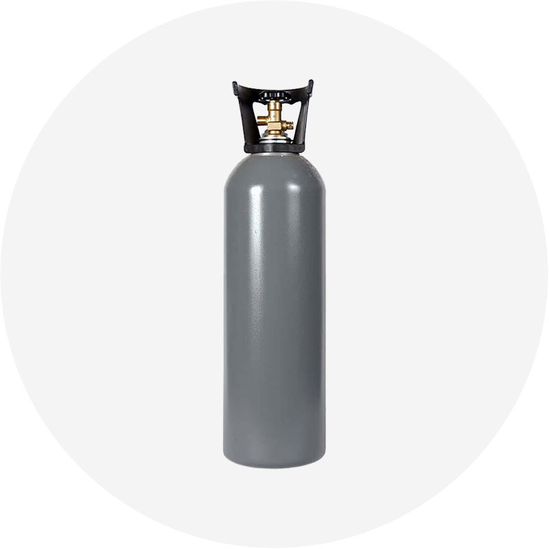 Aluminum CO2 Cylinder with Handle